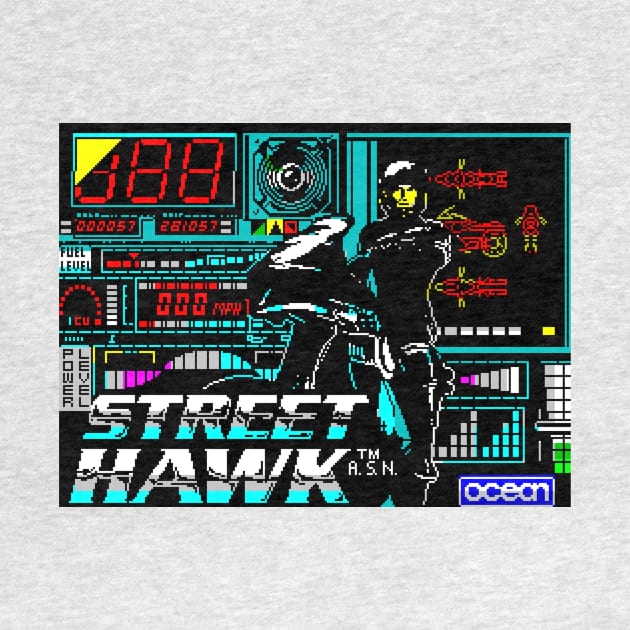 Street Hawk Game Screen by BigOrangeShirtShop